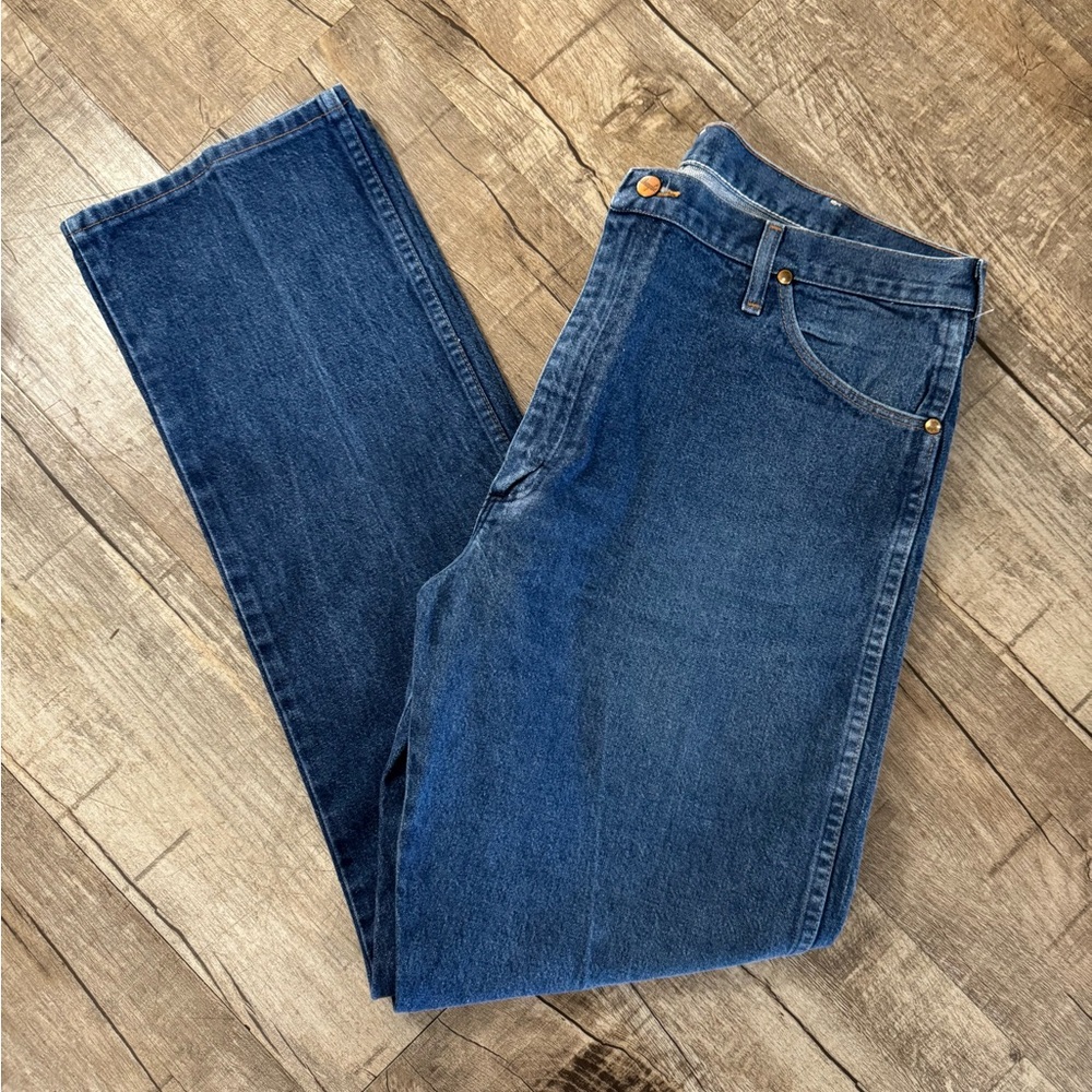 Men’s Wrangler‎ Blue Jeans – Size 40x34 – 100% Cotton